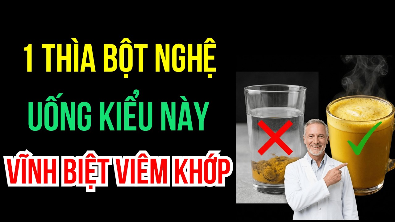 Dừng Ngay Việc Uống Nghệ Với Nước Lọc! Đây Mới Là 