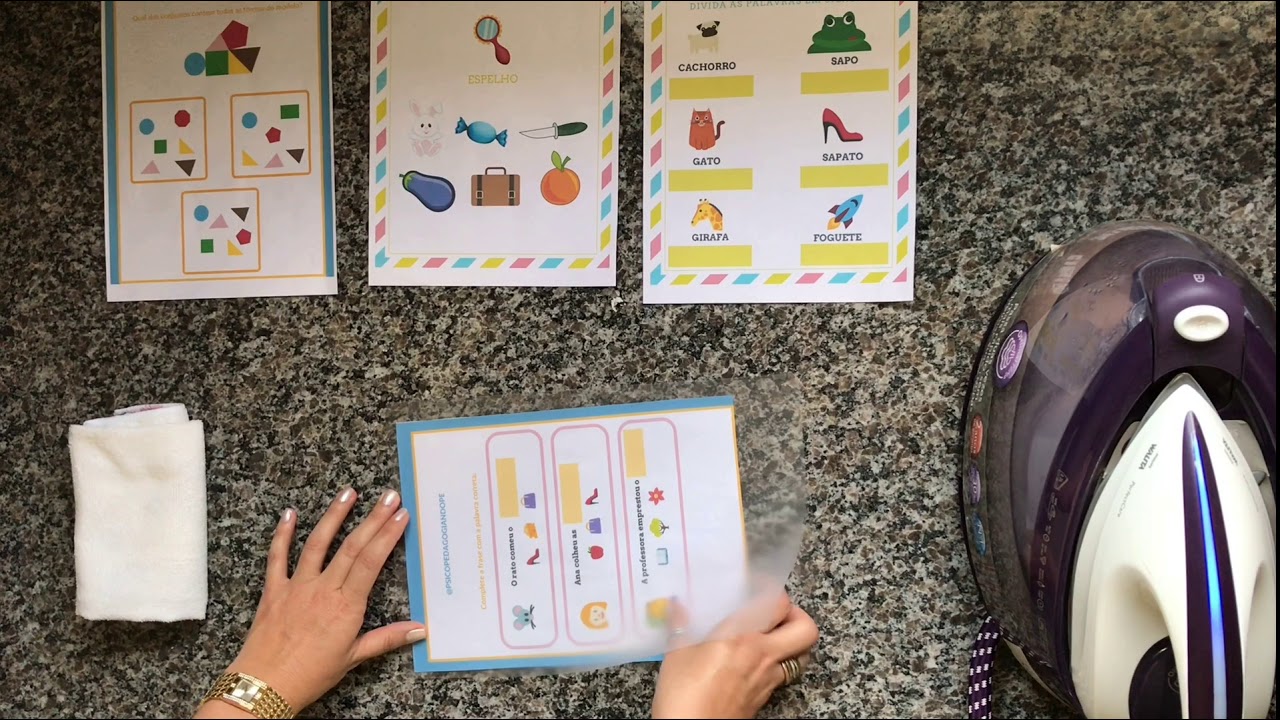 COMO PLASTIFICAR EM CASA - PSICOPEDAGOGIANDO PE