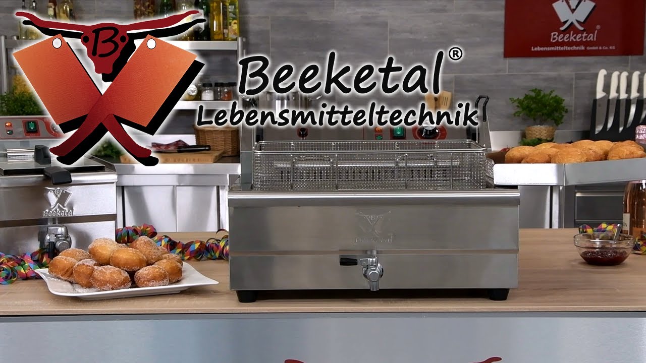Berliner selber machen in der Beeketal Fritteuse BWF-201P