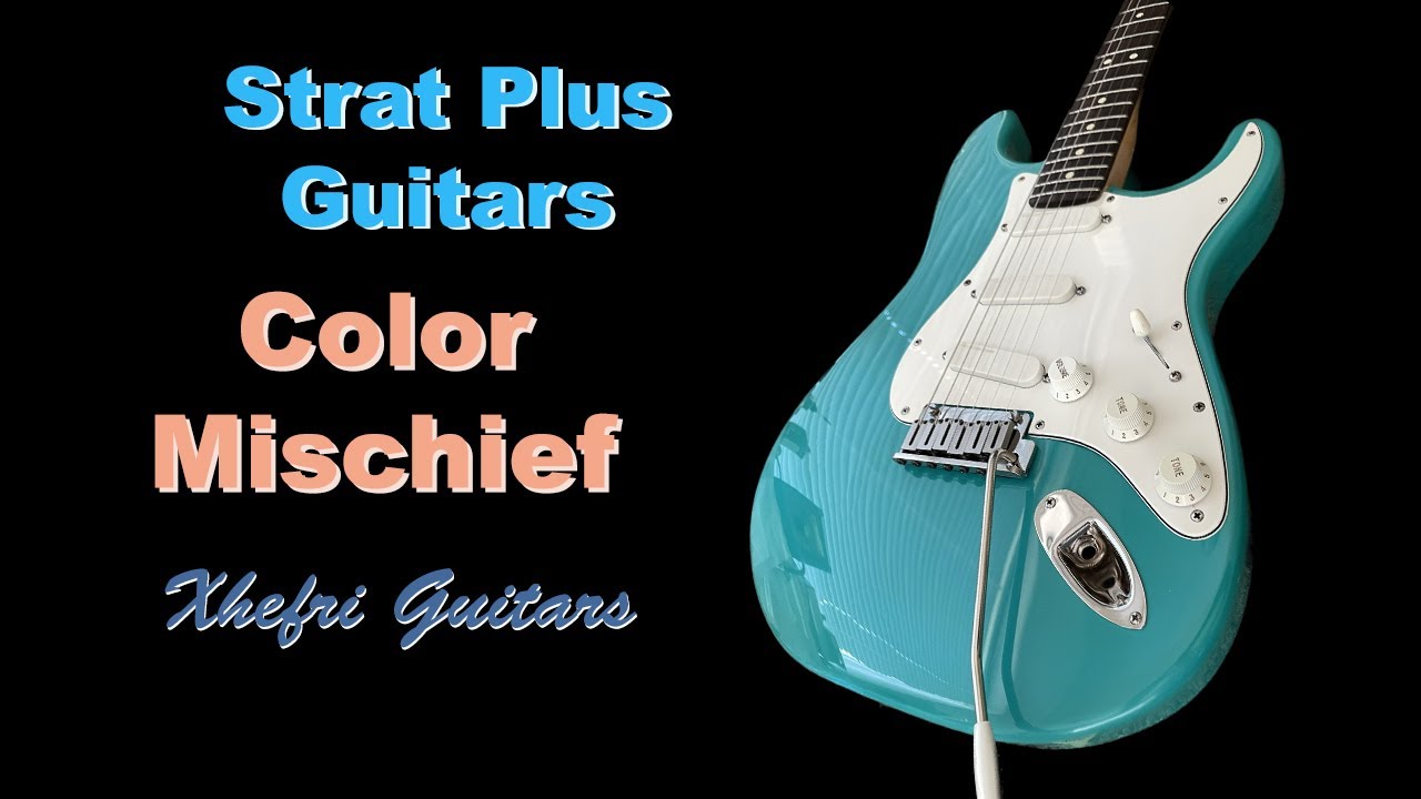STRAT PLUS GUITARS - COLOR MISCHIEF! Rare color confusion over the Ice Blue