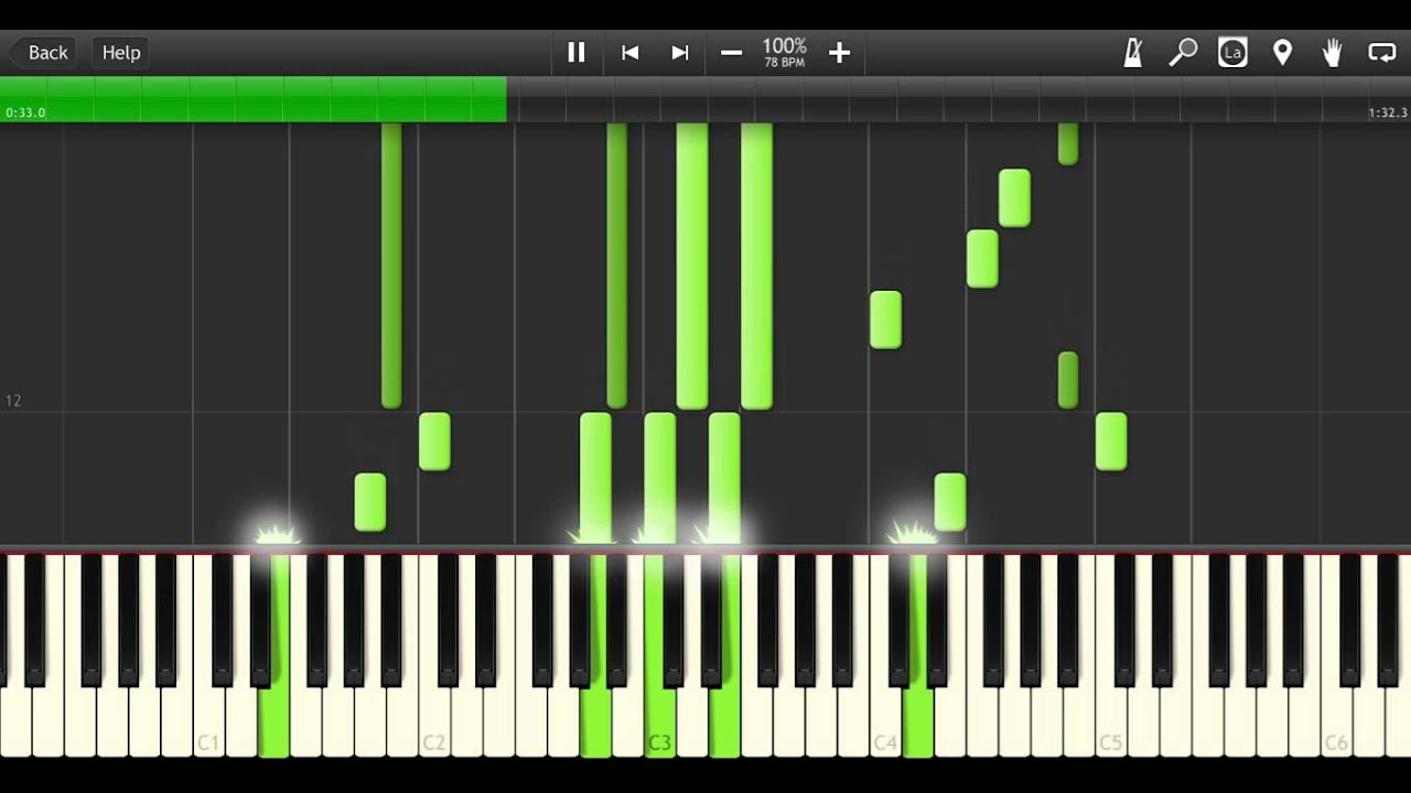 Secret of Mana OST - Fear of the Heavens [Synthesia]