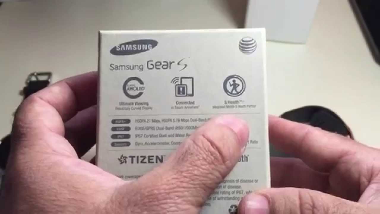 Samsung Galaxy Gear S:  Unboxing and Initial Setup