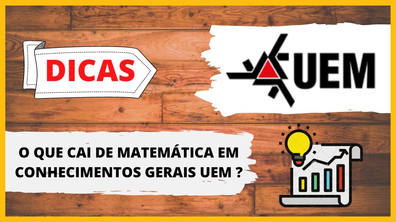 O que cai de matemática em conhecimentos gerais UEM ?  descubra nesse vídeo
