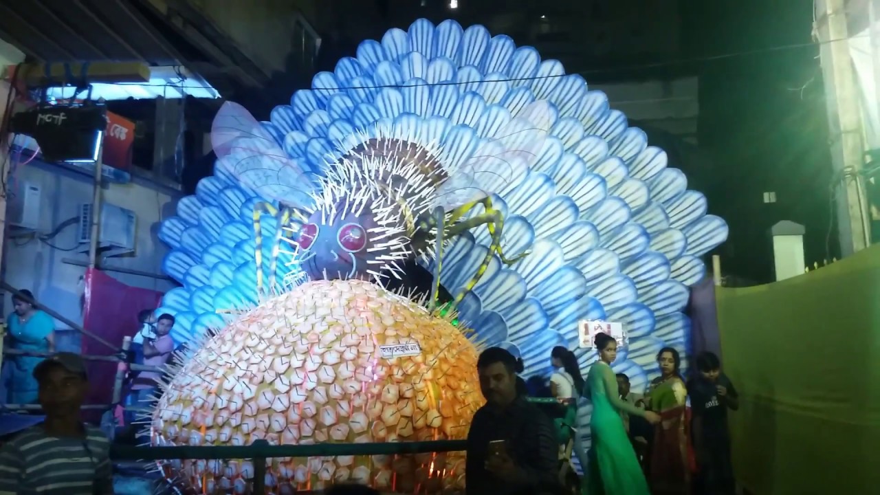 MADHU MAKHI Pandal Binapani Samitee Sarbajonin Durga Puja Guwahati