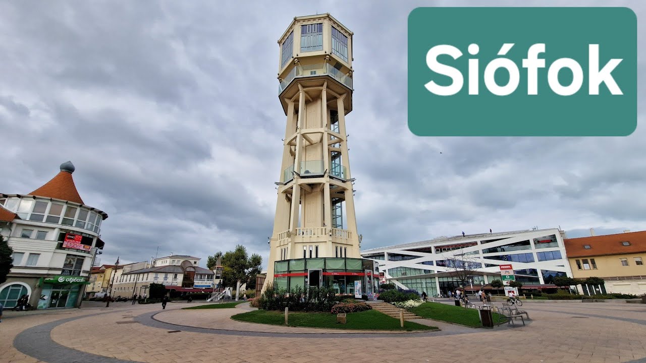 SIÓFOK, Morning walk - Ezüstpart (Silver Coast), Hungary, september 2023