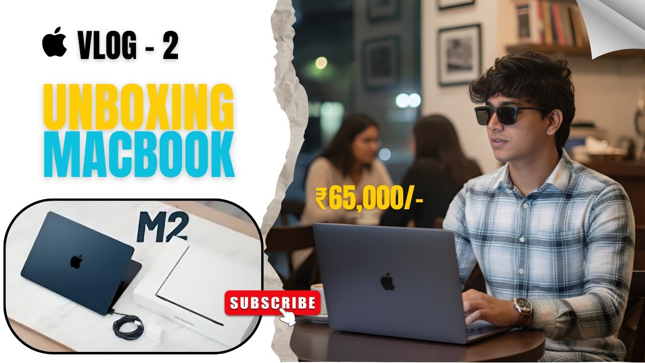UNBOXING MY NEW MACBOOK AIR 😁🙌|TEJAS GANBAVALE|VLOG-2|