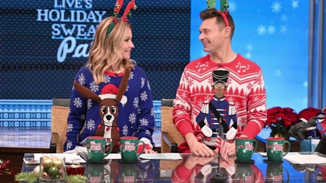 LIVE WITH KELLY AND MARK' GET IN HOLIDAY SPIRIT WITH ANNUAL SWEATER SHOW || Jaxcey N24