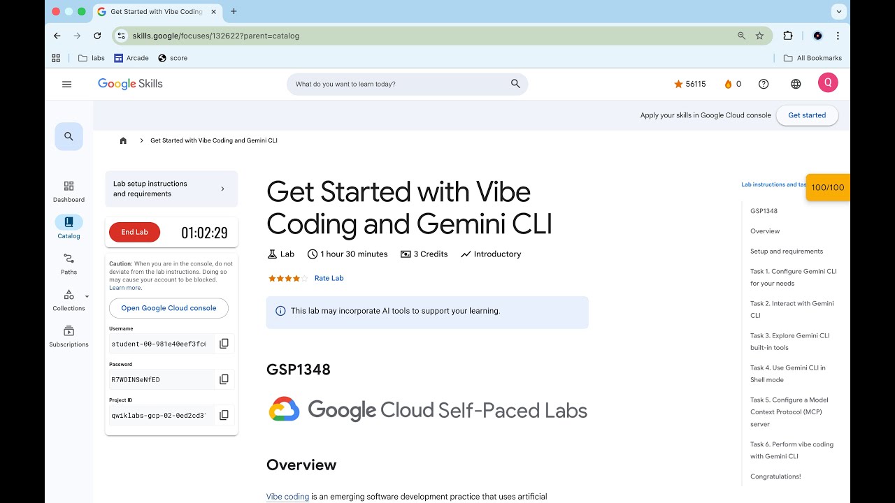 Get Started with Vibe Coding and Gemini CLI | #qwiklabs | #GSP1348 | [With Explanation🗣️]