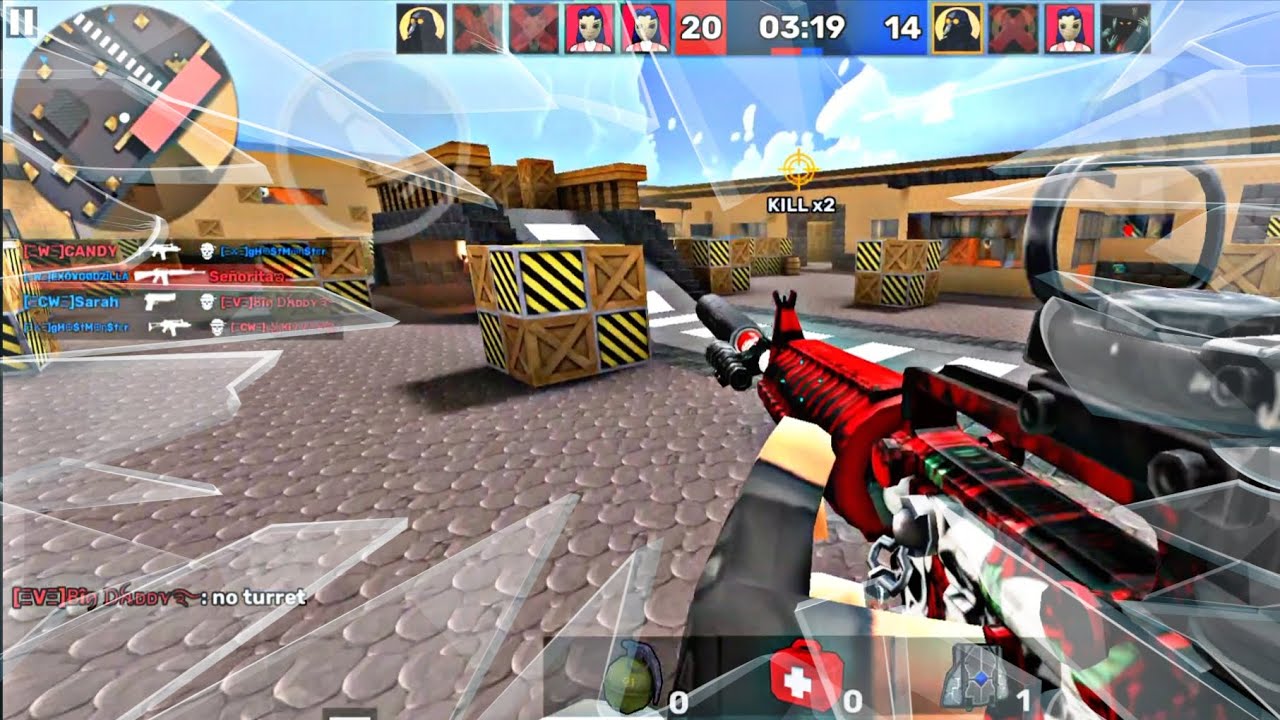 Clan Members V/s Clan Members | Kuboom Game Play | #kuboom #kuboomgame #кубум #roblox #minecraft