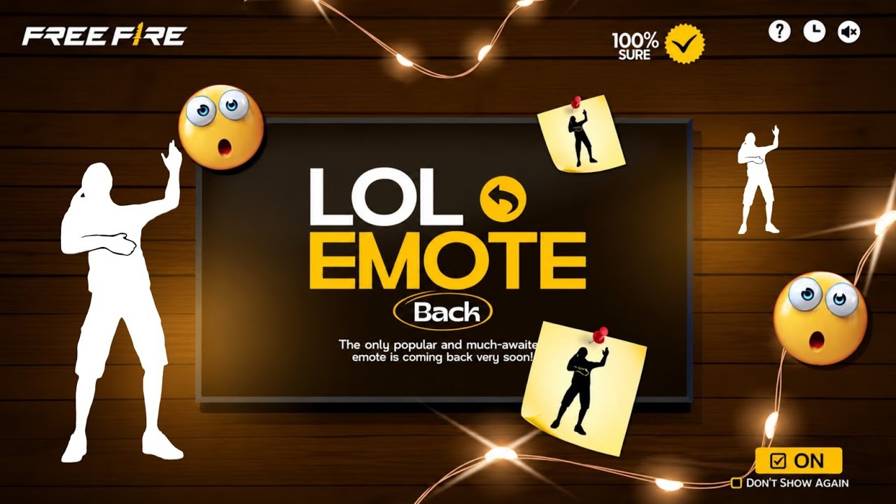 Lol Emote Return🔥 100% Confirmed-🇮🇳 | Upcoming New Events Free Fire | Free Fire Lol Emote Return 