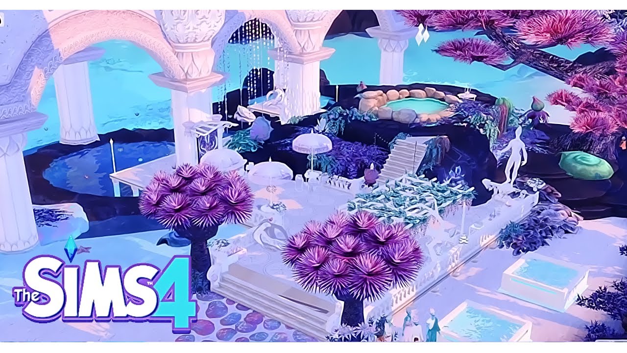 Vera Cruz Blue Lagoon 🪼⋆｡𖦹°🫧⋆.ೃ࿔*:･| Sims 4 Speed Build 🪐
