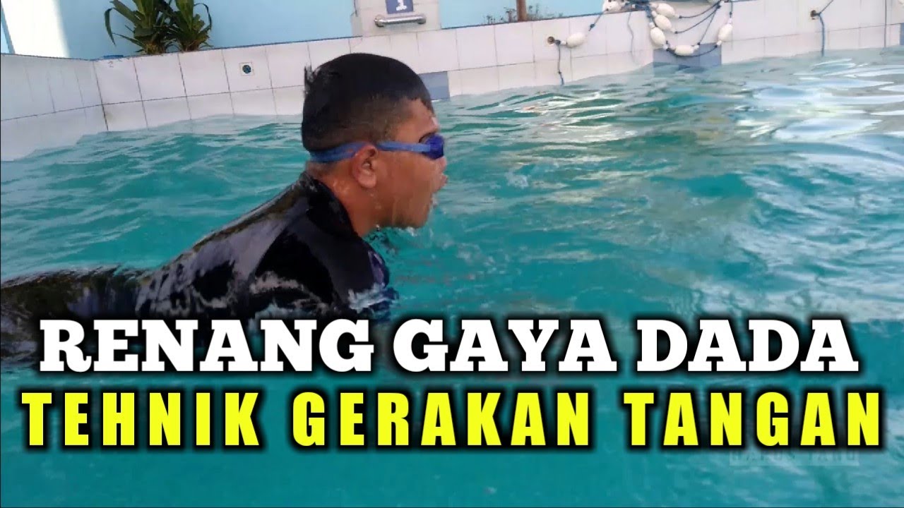 Belajar renang dasar gaya dada tahap 4 | Latihan tehnik gerakan tangan gaya dada