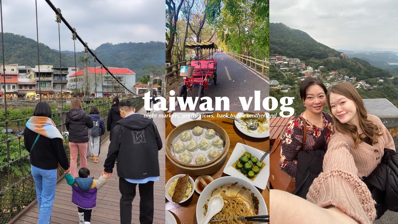 [TAIWAN VLOG] night markets, exploring taipei, good eats 🇹🇼