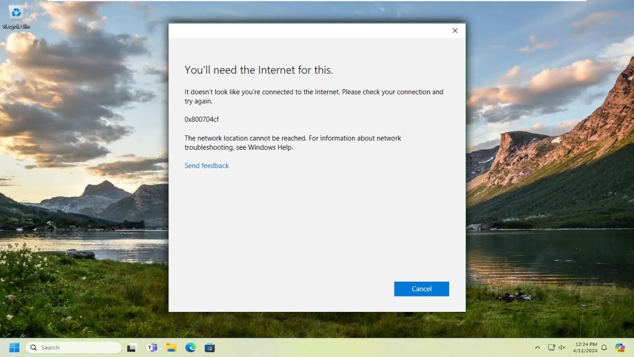 How to Fix Microsoft Store Error Code 0x800704cf on Windows 11/10 [Solution]