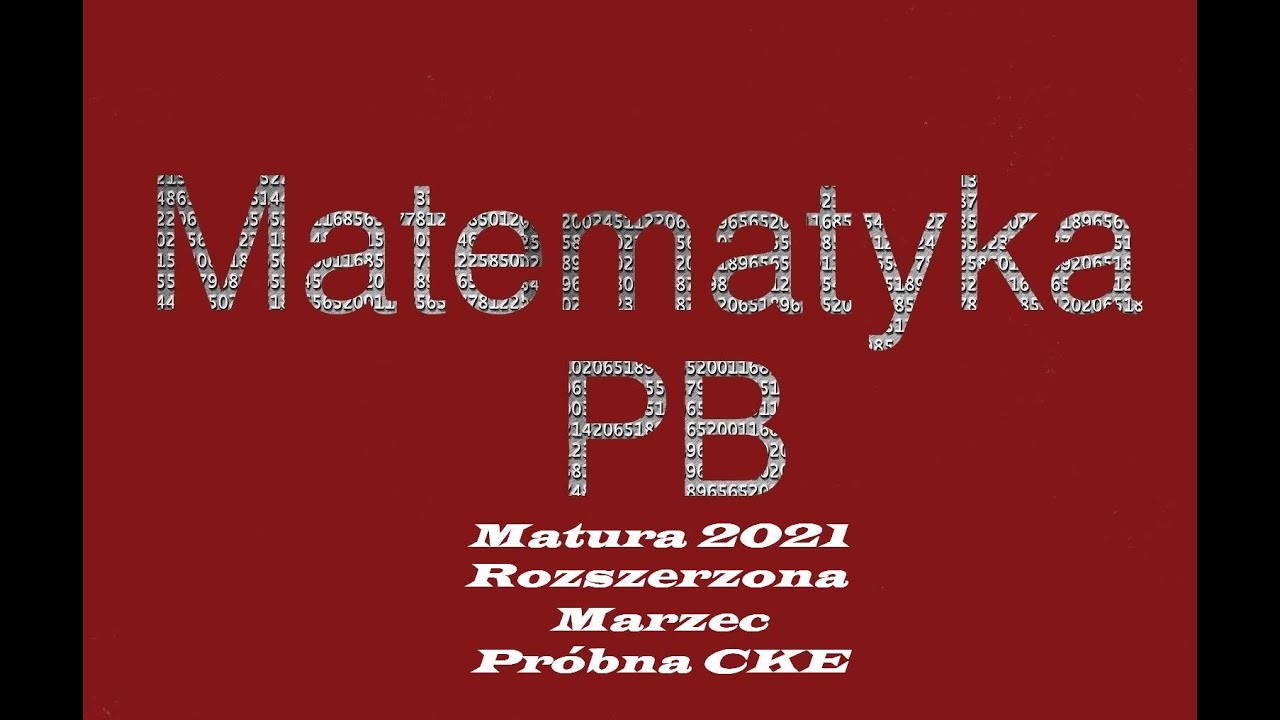 Matura próbna rozszerzona 2021 marzec  zad 15 (Poziom rozszerzony) optymalizacja