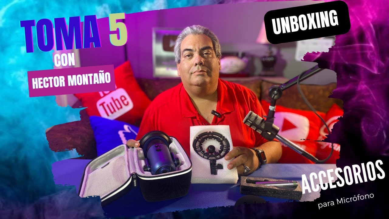 Accesorios para micrófonos Rode PodMic y Blue Yeti #023
