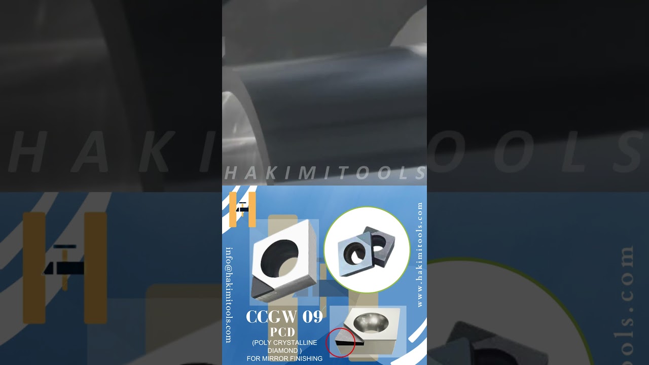 Mirror Finishing Insert  (PCD) CCGW ||@Hakimitools||@htekpro||