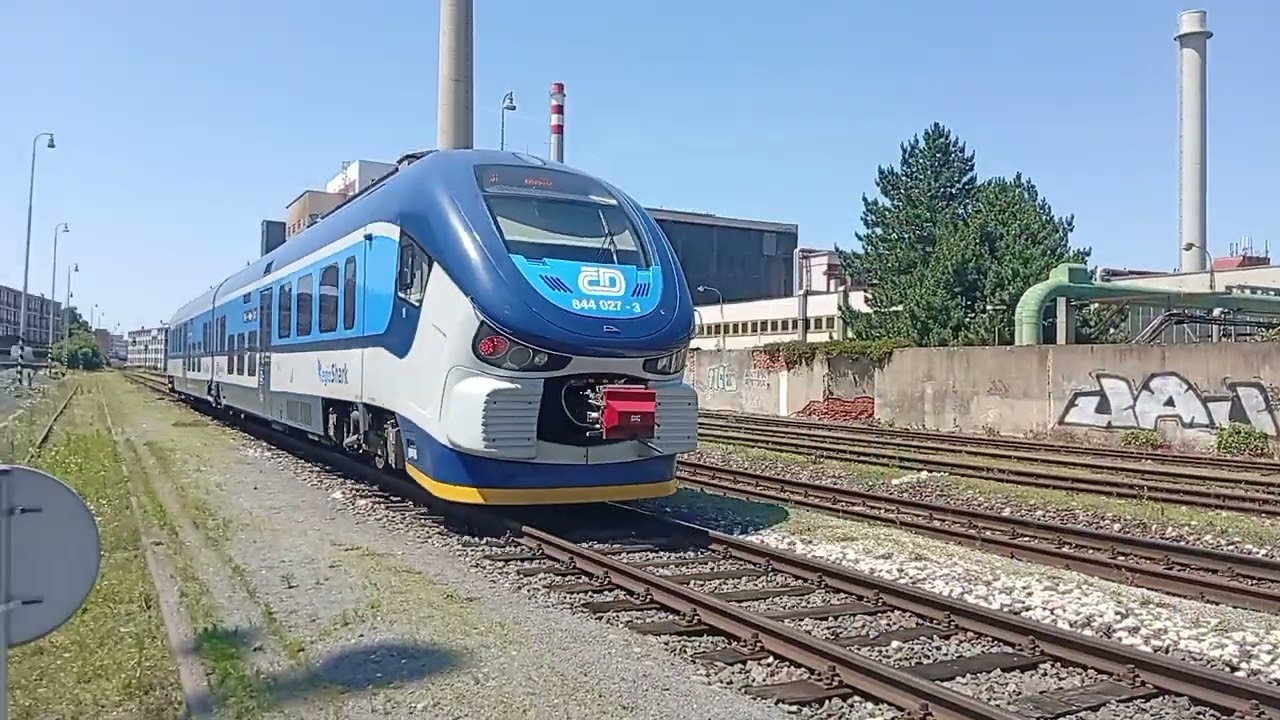 Vlaky Zlín Střed 22.6.2025