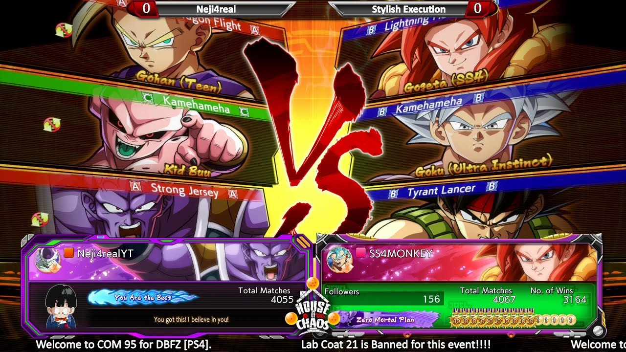 DBFZ [PS4] | COM 95 | Neji4real vs Stylish Execution | Great Fun Set
