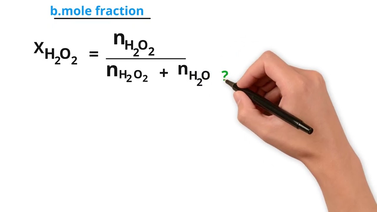 Converting %ww to molality, mole fraction and molarity