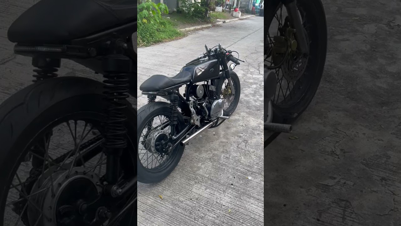 Kawasaki HD3  #customkawasaki #2strokers #caferacer #kawasaki #caferacerstyle #hd3 #125 #2stroke