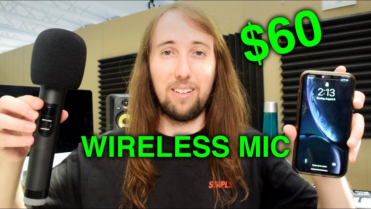 Wireless Handheld Microphone For Smartphone or Camera