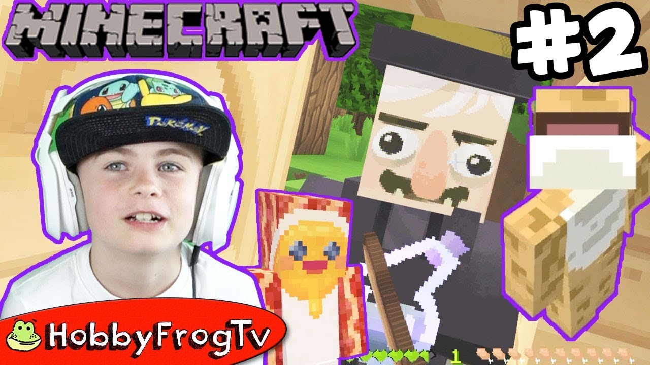 HobbyFrog Survival Minecraft Part 2 with HobbyDad on HobbyFrogTV