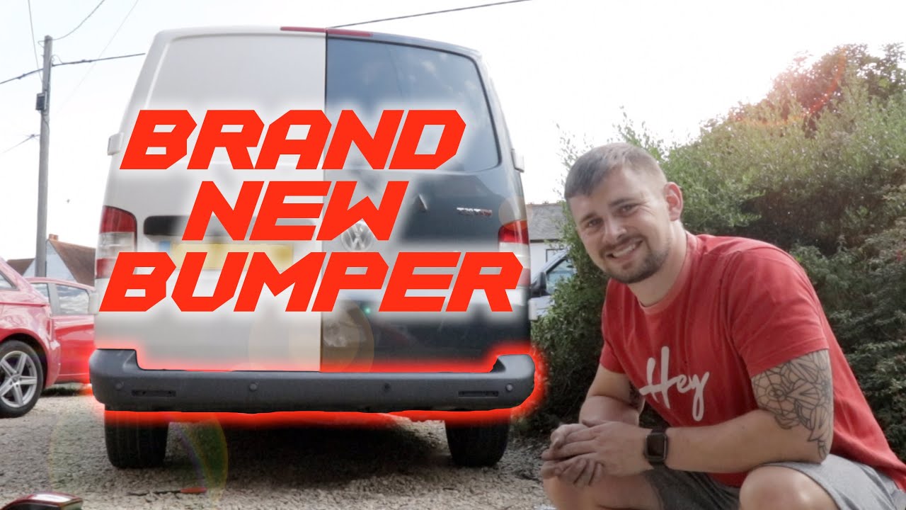 VW Transporter T5.1 Crash Damage Rebuild Ep7 - Brand New Rear Bumper and Other Shenanigans