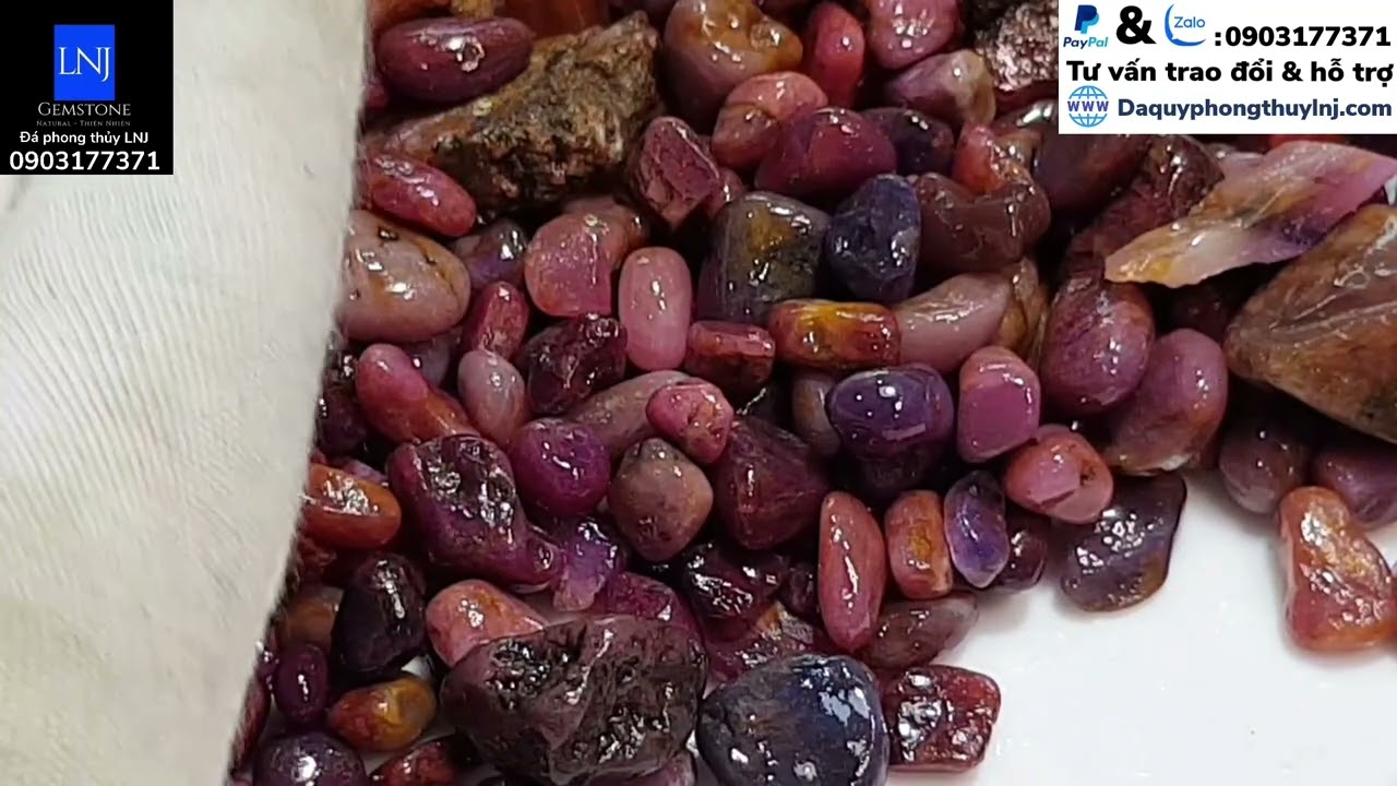 Hàng thô từ Lục Yên đỗ về Sapphire , Ruby , Spinel and Garnet