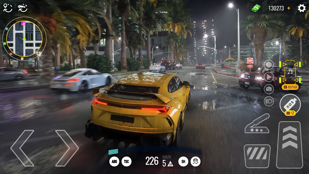High-Speed Night Drive | Urban Racing Adventure !