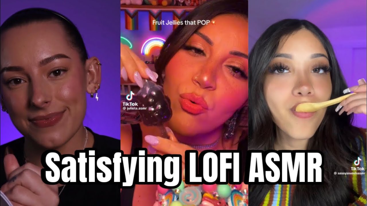 😴💤 BEST ASMR LOFI TIKTOK Compilation |Satisfying, Tapping, Triggers, Tingles, Mouth Sounds, Relaxing