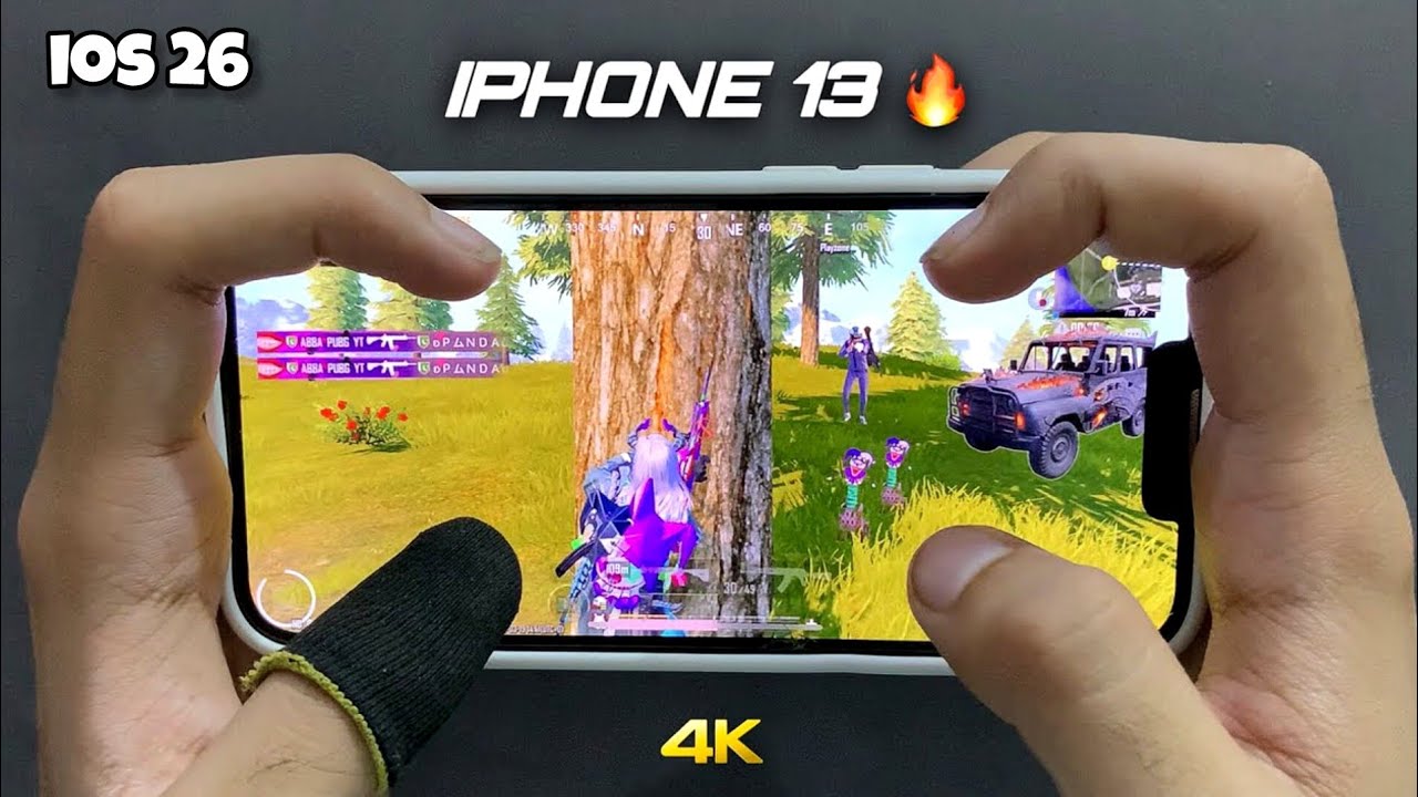 iPhone 13 pubg test 2025 4k+60FPS🔥New ios 26 update Zero Lag with Recording 🥰