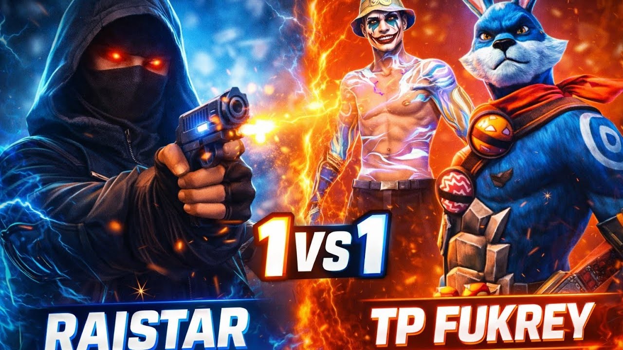 TP FUKREY VS RAISTAR NEW VIDEO 🔥🔥 || FREE FIRE CUSTOM VIDEO #freefireclips #freefiremax 