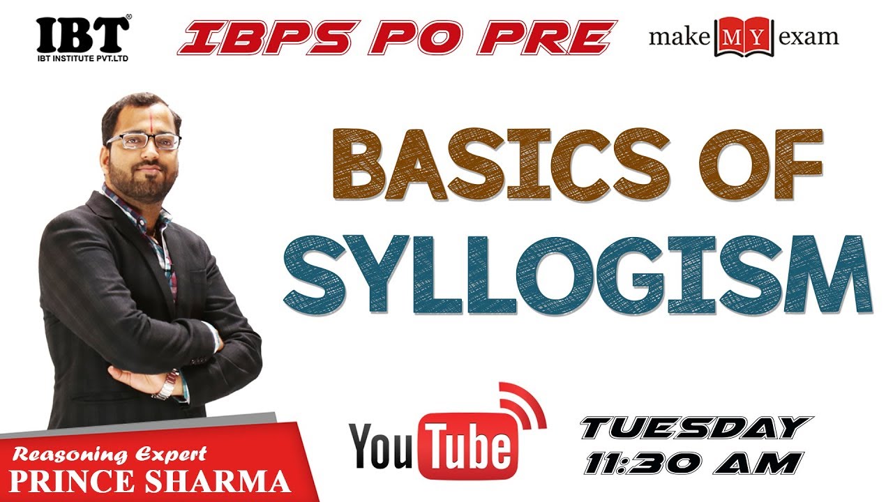 Basics of  Syllogism | Reasoning | for IBPS PO | RRB Mains | By: Prince Sir