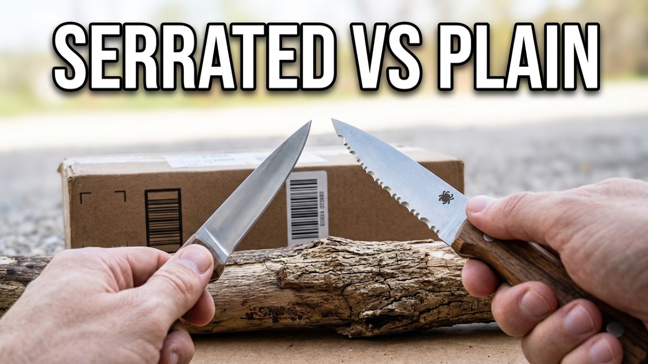 Serrated or Plain edge knife?