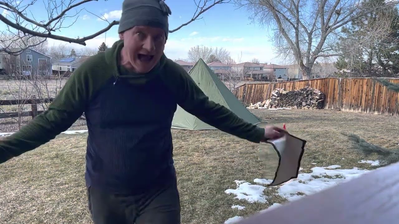 Testing out the MCETO TEEPEE HOT TENT  Weighs 6.39 lbs