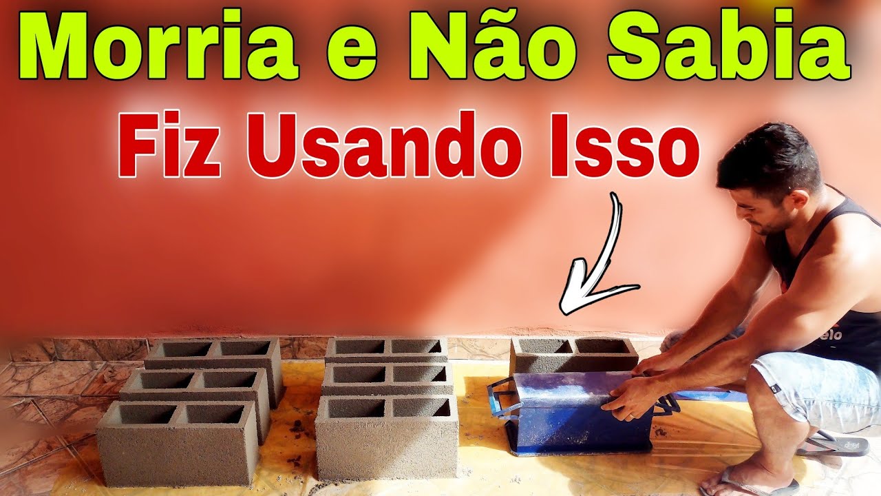 Idéia Genial Nunca Mais Compre Tijolo Isso Aqui é Muito Melhor Veja