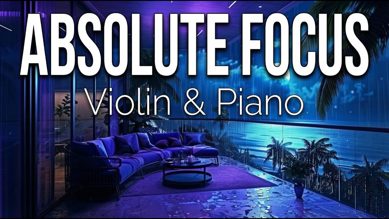 Violin & Piano Focus Music — 2 Hours of Instrumental Music for Deep Work