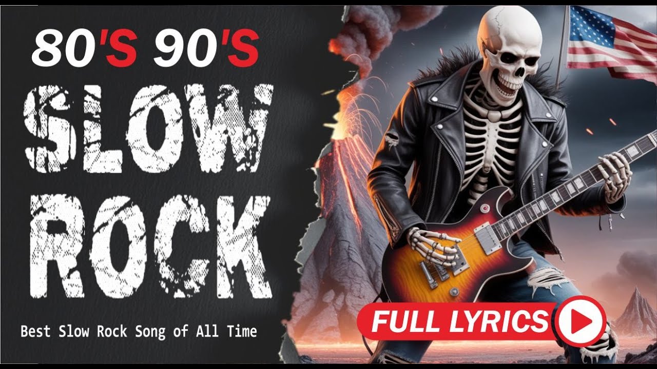 Slow Rock Love Song Nonstop Slow Rock Medley Rock Ballads 70s 80s 90s with Lyrics