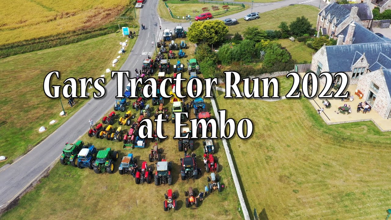 Gars Tractor Run at Embo, Sutherland.