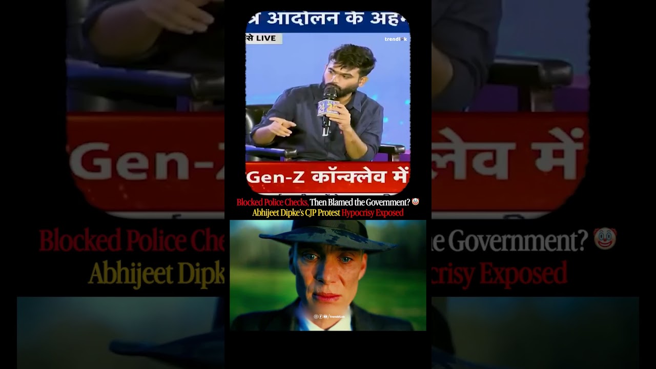 Abhijeet Dipke Exposed : Double Standards Caught On News18 Debate Over CJP Protest Security