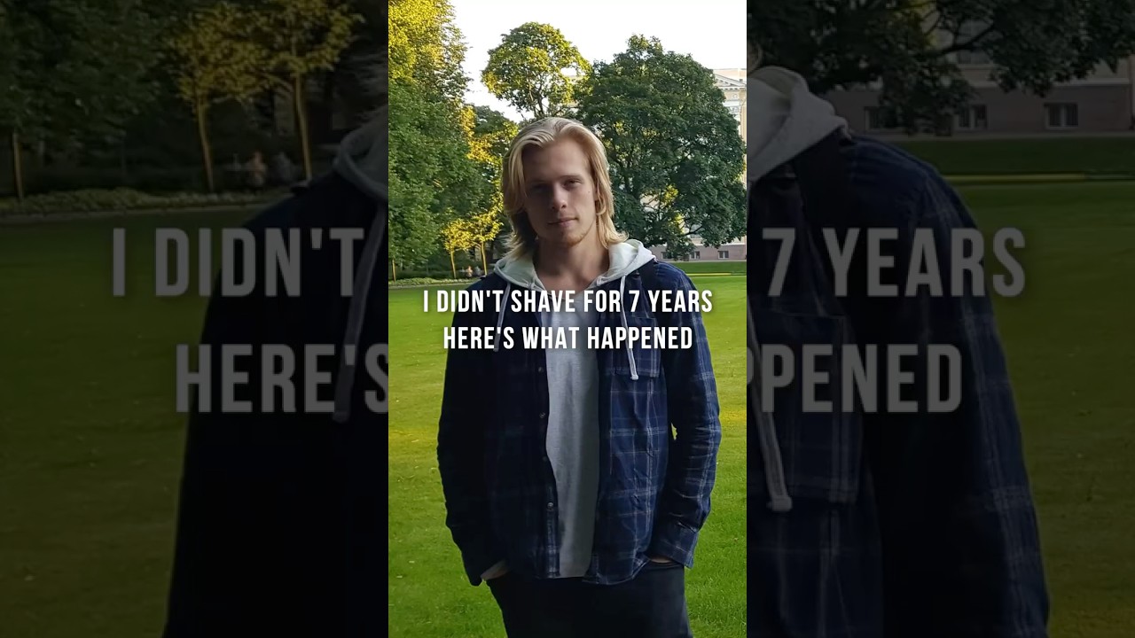7-Year Beard Timelapse #watchtillend  #beardgrowth #7yearbeard  #crazytransformation #fyp #beardtok