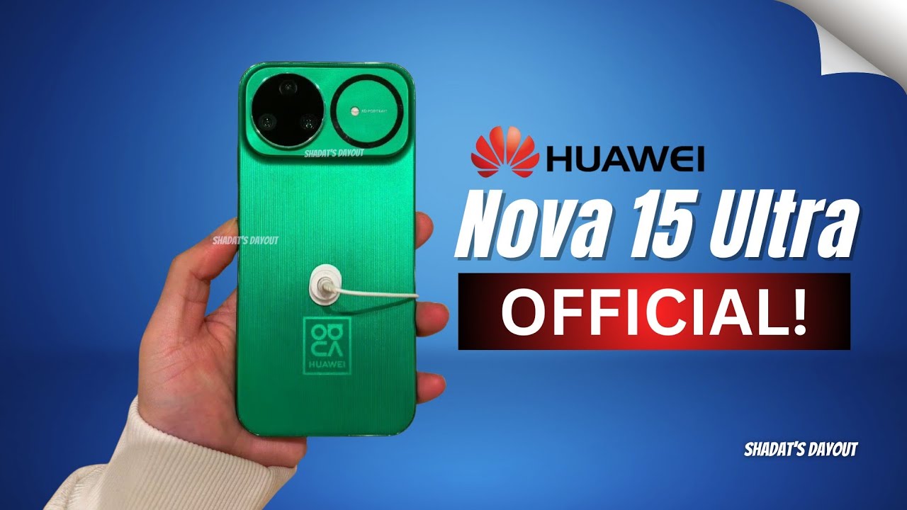 Huawei Nova 15 Ultra наконец-то вышел, и это настоящий прорыв!