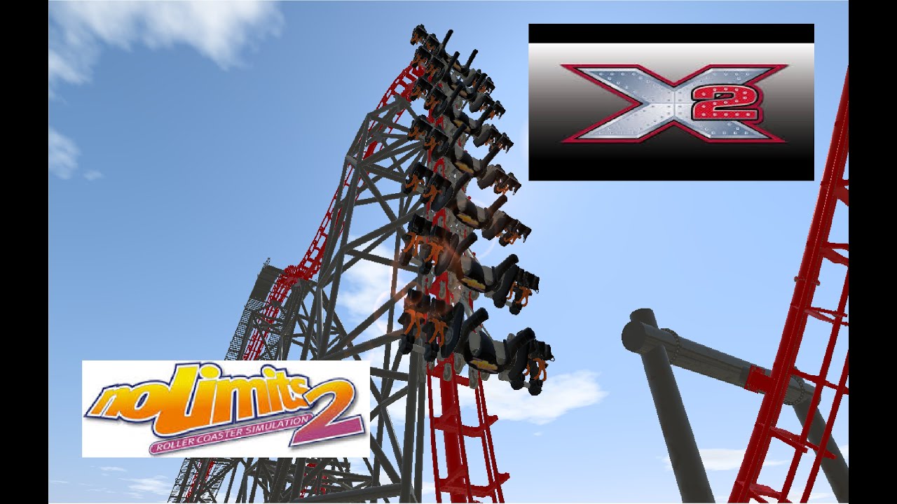 Six Flags MM X2 Nolimits 2 Recreation!