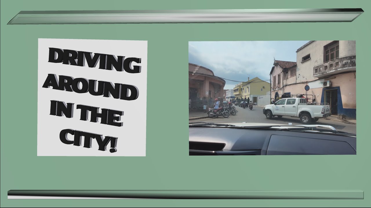 Driving in sao Tome City!