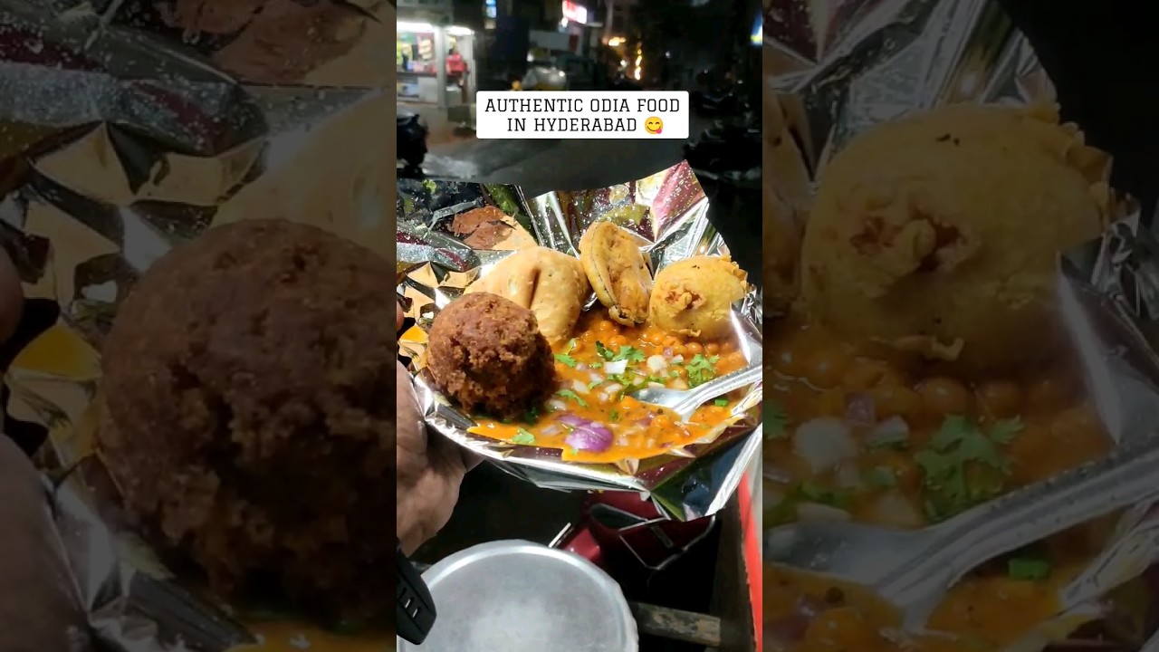 Authentic Odia Food in Hyderabad | Odia Street Food 😋 #shorts #odiafood
