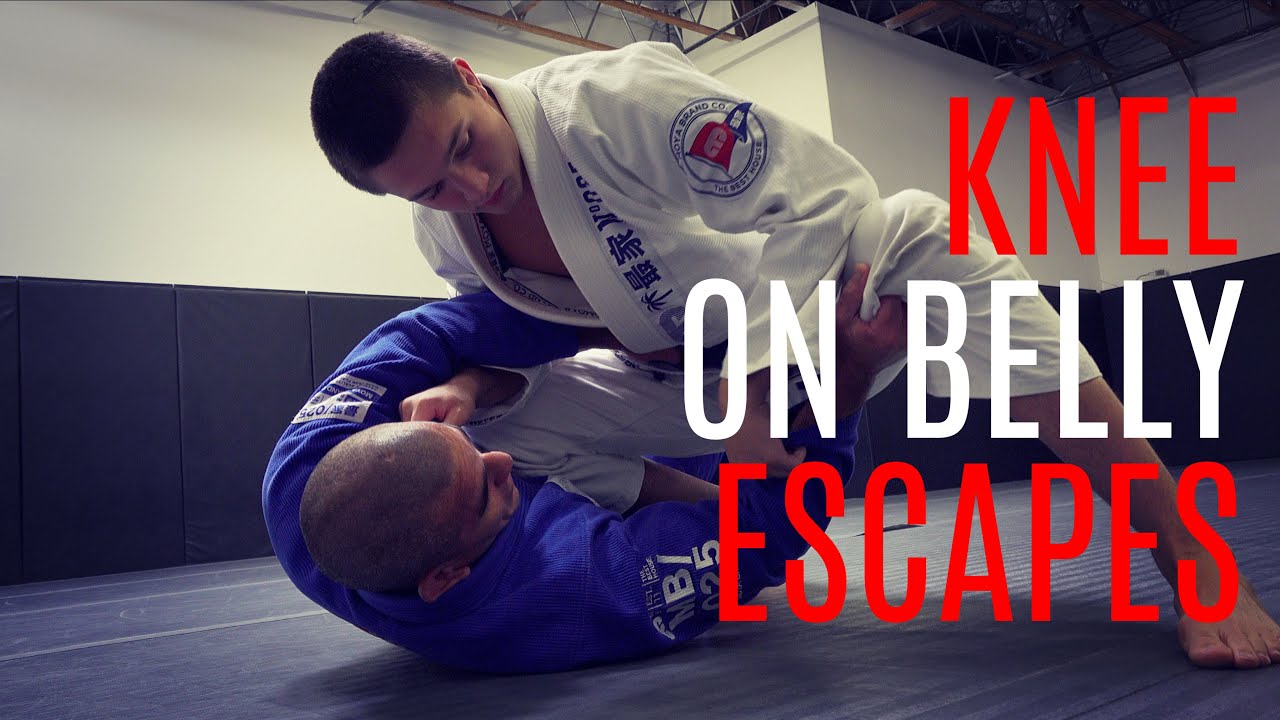 Simple Knee on Belly Escapes | Grappling and BJJ Techniques | CVBJJ Online