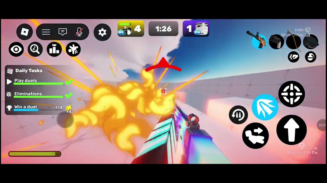 Playing rivals #roblox #gaming #rivals