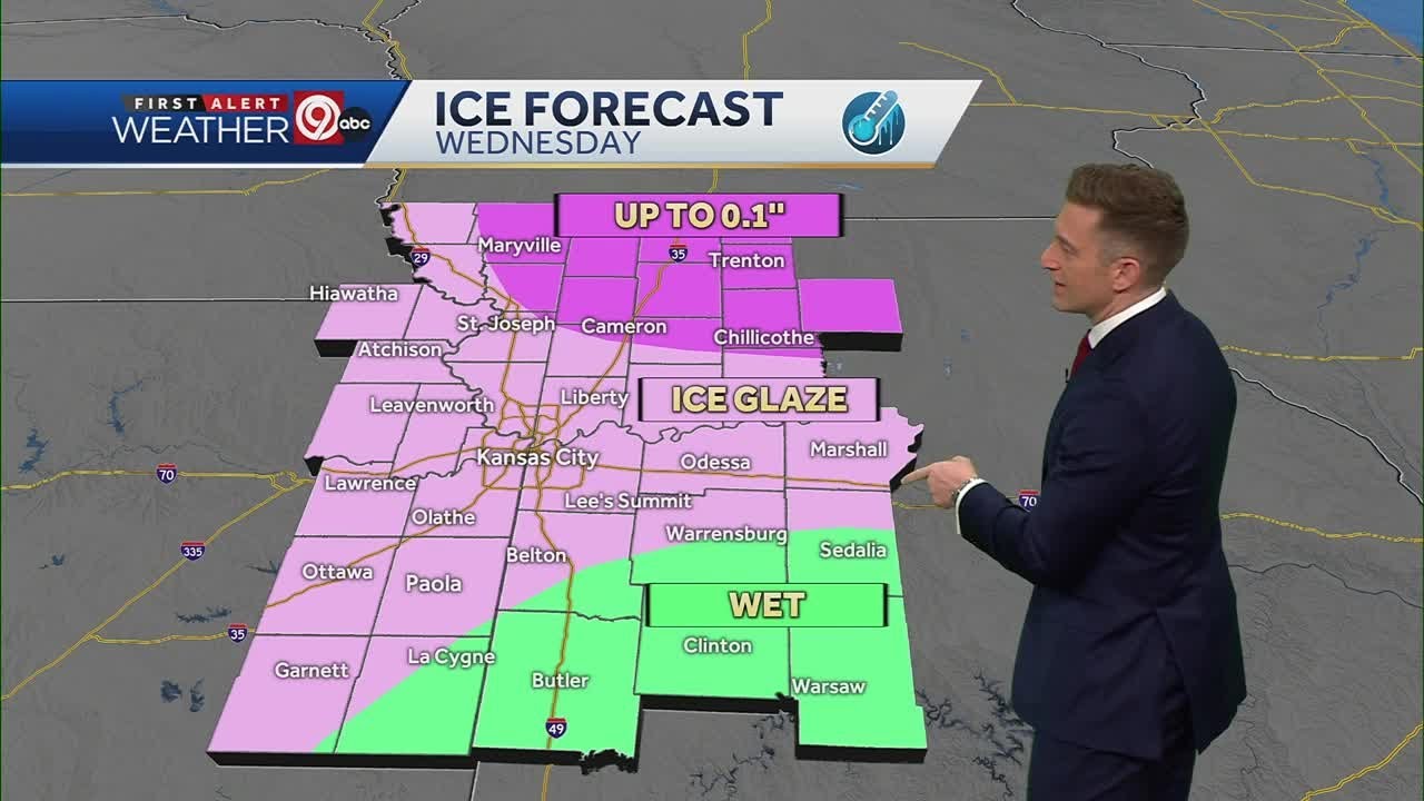 Freezing drizzle resulting in icy roads across the metro this morning