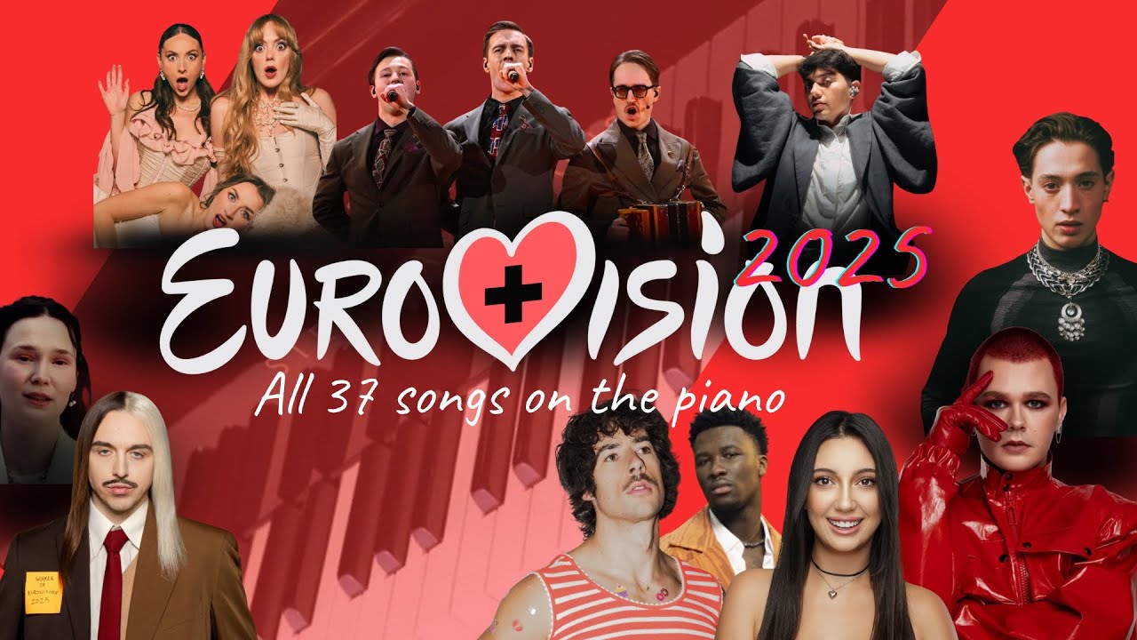 Eurovision 2025 Piano medley #eurovision2025